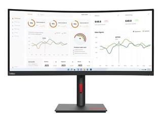 Monitor Lenovo ThinkVision T34w-30 34" Curved UWQHD, USB-C Dock / 63D4GAT1EU-02