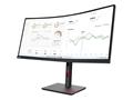 Monitor Lenovo ThinkVision T34w-30 34" Curved UWQHD, USB-C Dock